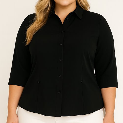 Wizytowa bluzka damska plus size D11-P103