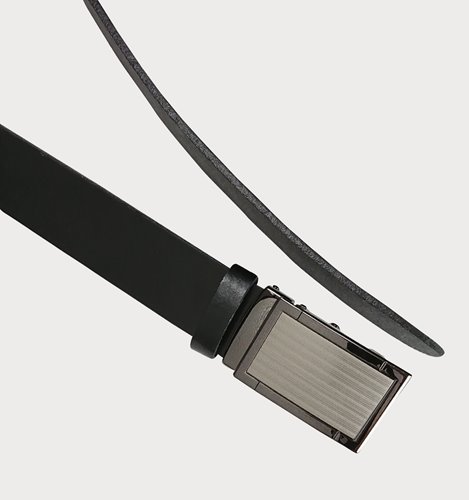 CZARNY PASEK MĘSKI  ZE SKÓRY  M6-24