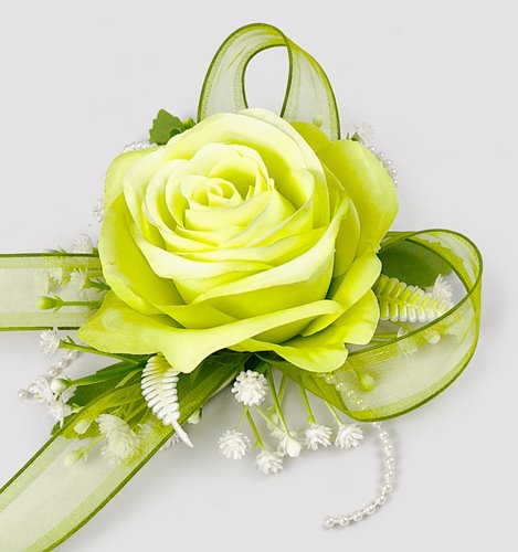 KORSARZ ŚLUBNY LIMONKOWA RÓŻA