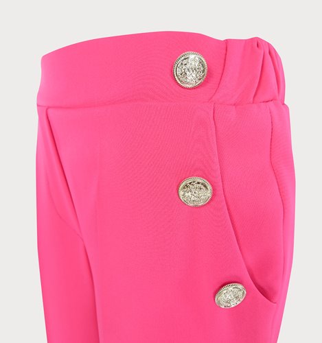 ELEGANCKIE RÓŻOWE  SPODNIE Z KANTEM  D4-27