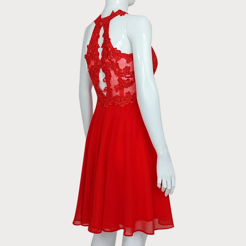 ELEGANCKA  SUKIENKA Z KORONKĄ  D2-130