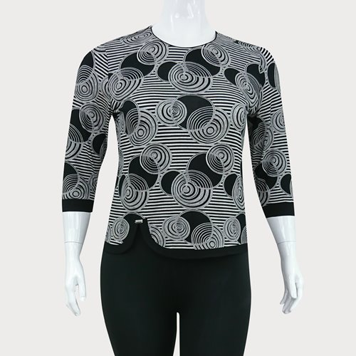 ELEGANCKA BLUZKA DZIANINOWA  D11-107