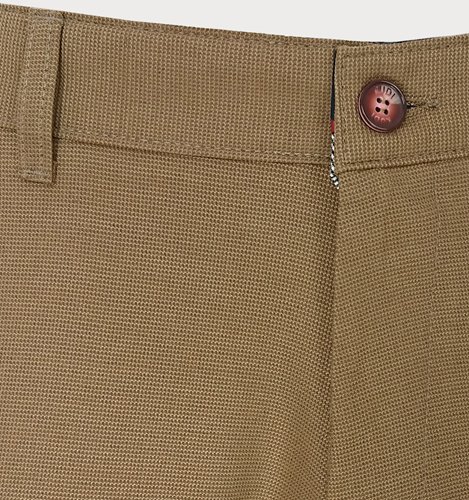 SPODNIE MĘSKIE BEŻOWE  SLIM