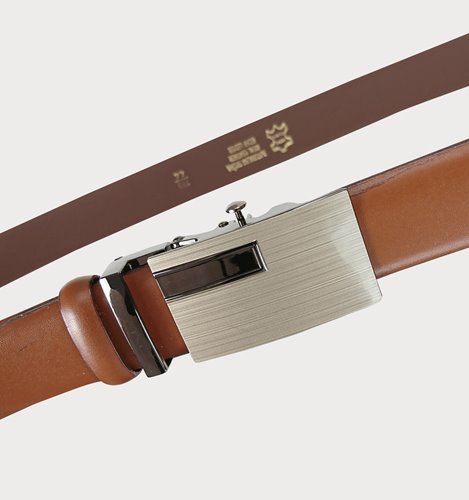 BRĄZOWY PASEK ZE SKÓRY M6-17