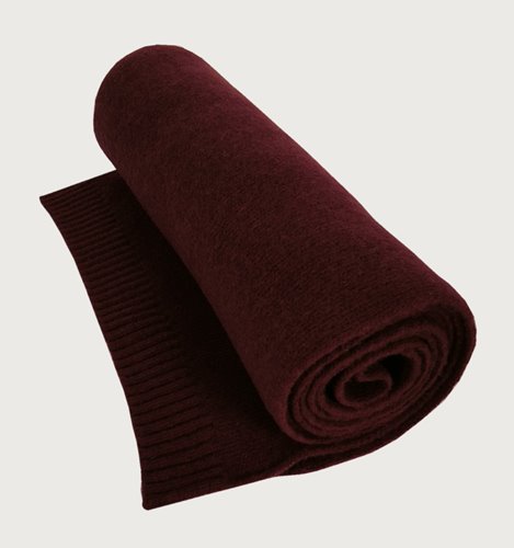BORDOWY SZALIK  WEŁNIANY ZIMOWY  D40-31