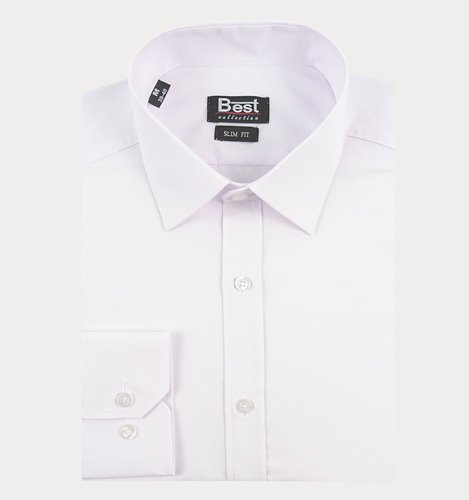 BAWEŁNIANA BIAŁA KOSZULA Z DŁUGIM RĘKAWEM