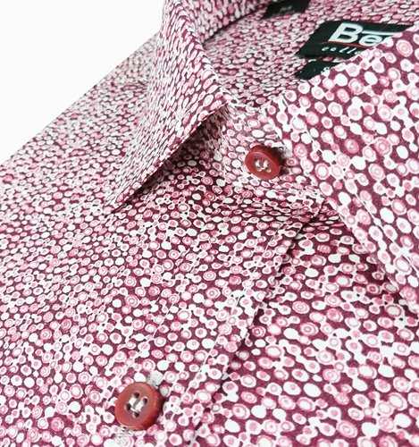 BORDOWA KOSZULA  WZORZYSTA  M3-247