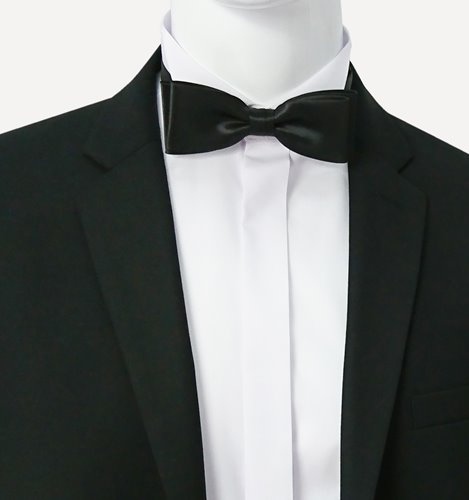 ELEGANCKI CZARNY GARNITUR Z WEŁNĄ