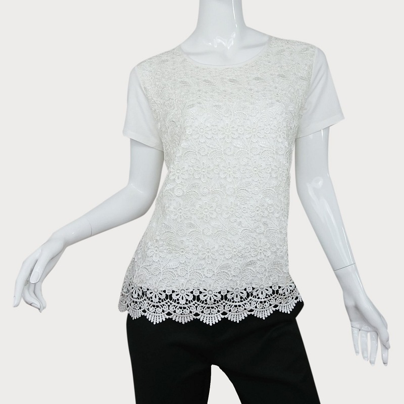 BLUZKA DAMSKA Z KORONKĄ D11-50