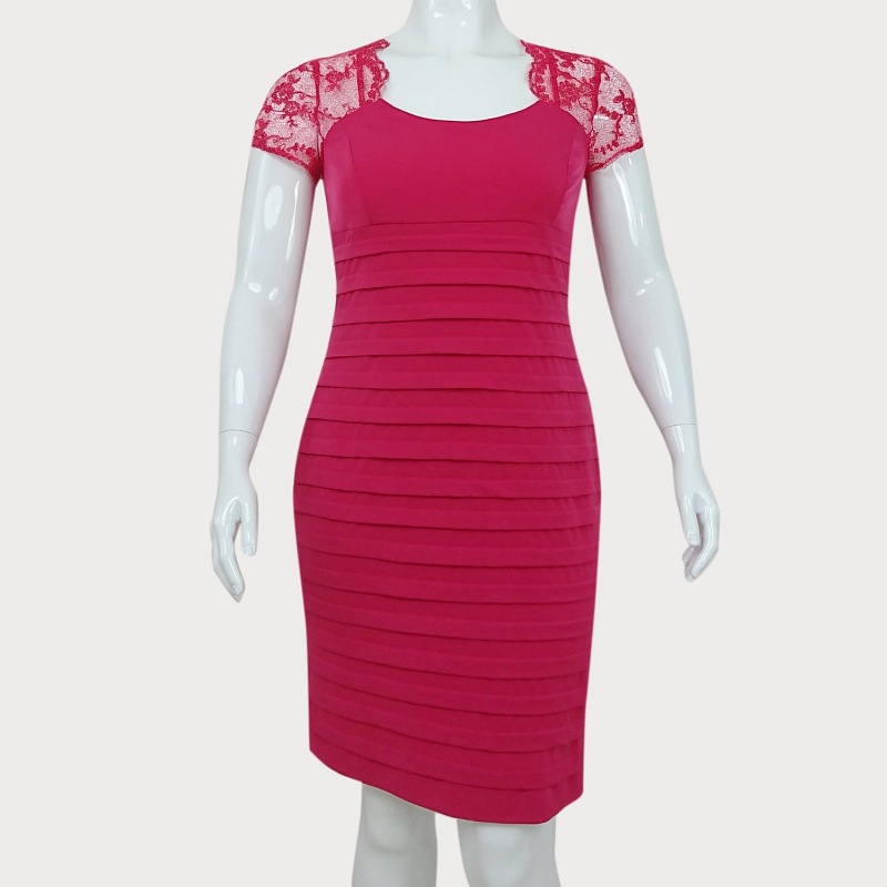 ELEGANCKA SUKIENKA DAMSKA Z KORONKĄ D2-14