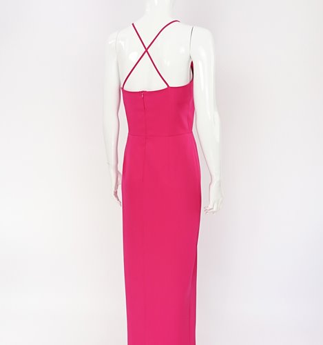 DŁUGA SUKIENKA Z WYCIĘCIEM NA NODZE   D2-387