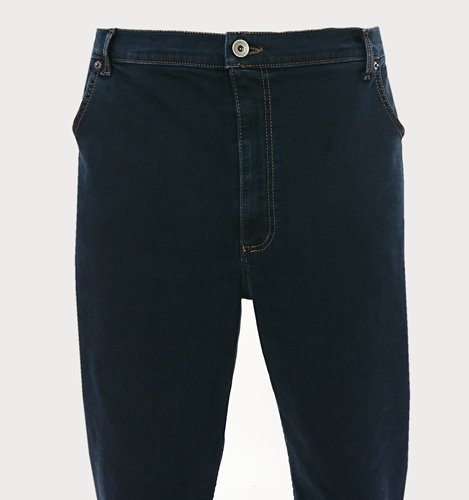 Granatowe jeansy męskie bawełniane plus size M4-P20