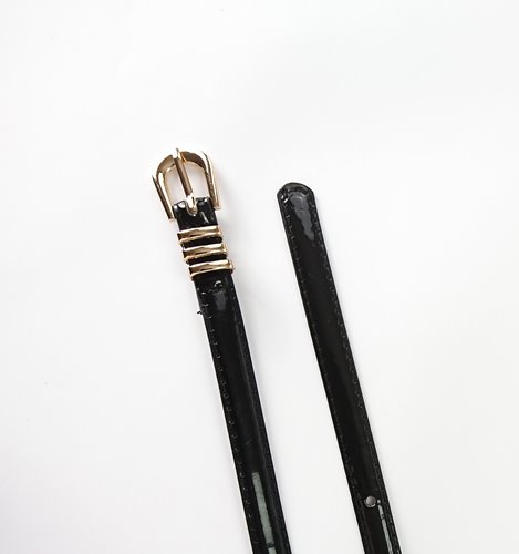 CZARNY PASEK Z KLAMRĄ  D6-40