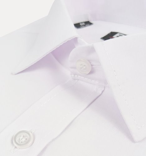 BAWEŁNIANA BIAŁA KOSZULA Z DŁUGIM RĘKAWEM