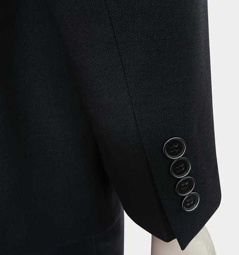 GRANATOWY GARNITUR W MIKROWZÓR