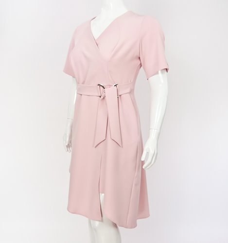 ASYMETRYCZNA  SUKIENKA Z KIESZENIAMI  D2-357