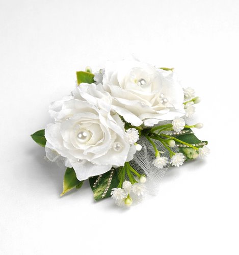 KORSARZ ŚLUBNY BIAŁY Z PERŁAMI