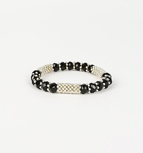 BRANSOLETKA OZDOBNA KRYSZTAŁKI  D13- 83