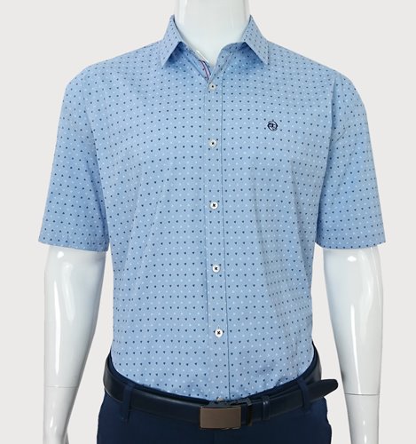 BAWEŁNIANA KOSZULA MĘSKA PLUS SIZE     M3-P160