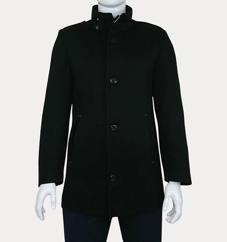 WIZYTOWA CZARNA KURTKA MĘSKA  M20-1