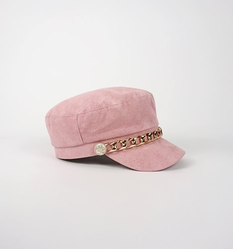 RÓŻOWA CZAPKA DAMSKA   D38-10