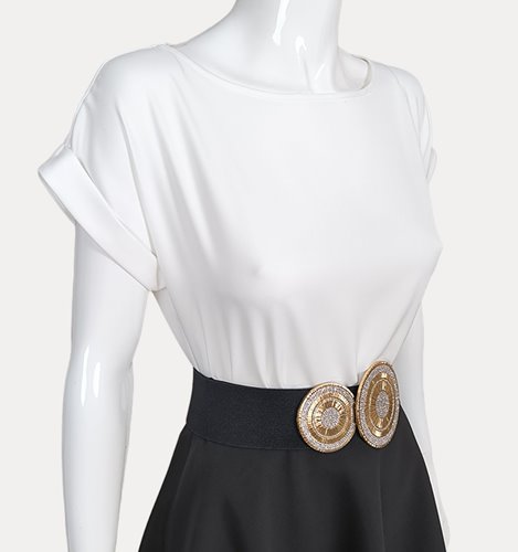 BIAŁA DAMSKA BLUZKA  D11-150