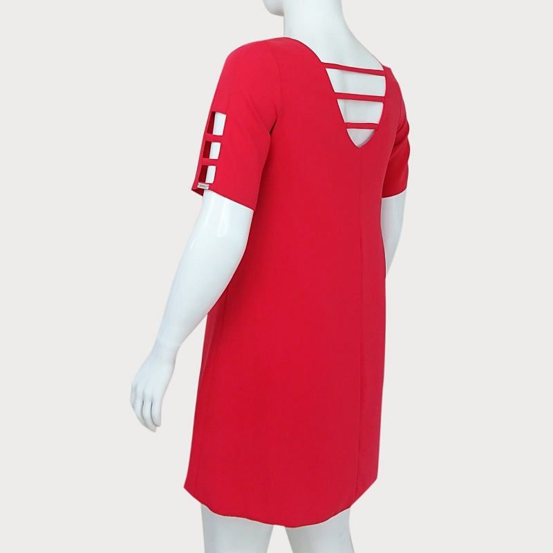 RÓŻOWA  SUKIENKA DAMSKA D2-93