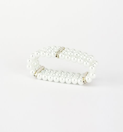 BRANSOLETKA SZTUCZNE PERŁY  D13- 106