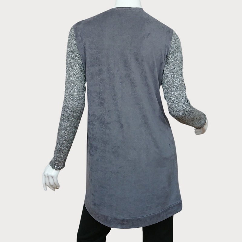 SZARA TUNIKA DAMSKA D36-6