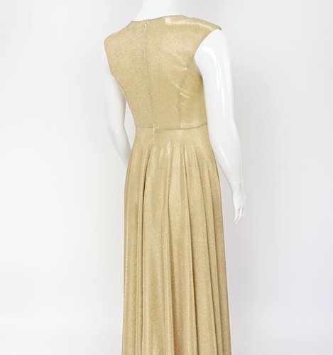 BROKATOWA MAXI SUKIENKA PLUS SIZE NA WESELE