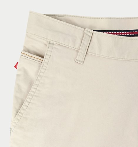 BEŻOWE BAWEŁNIANE SPODNIE MĘSKIE