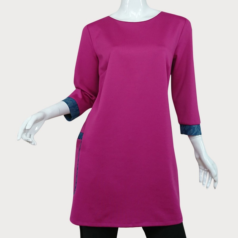 TUNIKA Z OZDOBNĄ KIESZENIĄ  D36-4