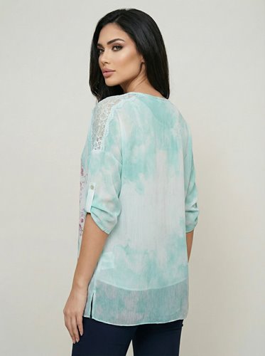 BLUZKA DAMSKA Z TOPEM D11-12