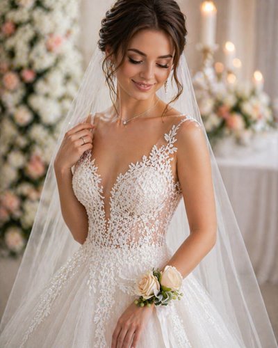 KORSARZ ŚLUBNY BRZOSKWINIOWA ELEGANCJA