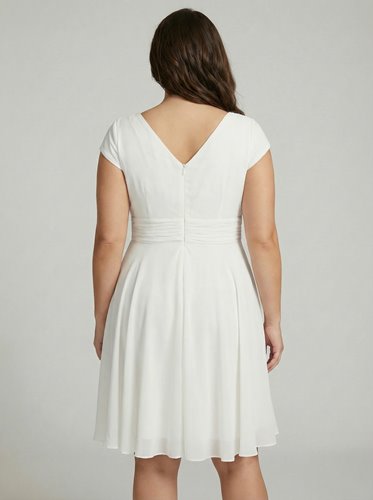 Zwiewna elegancka sukienka plus size D2‑P377