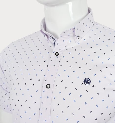 KOSZULA MĘSKA W DROBNY WZÓR M3-154