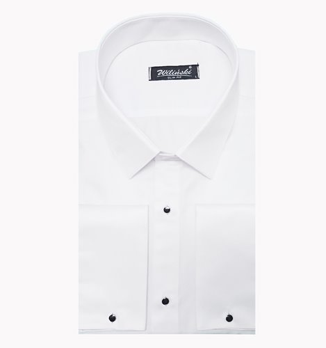 KOSZULA  BIAŁA EKSKLUZYWNA  NA ŚLUB  M3-187