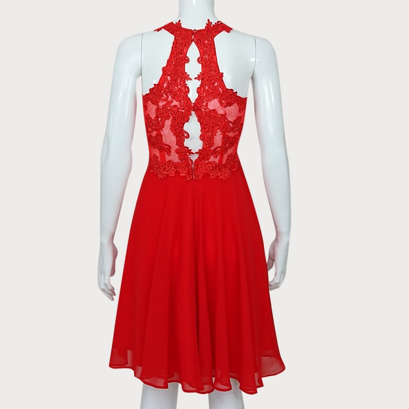 ELEGANCKA  SUKIENKA Z KORONKĄ  D2-130