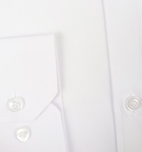 BAWEŁNIANA BIAŁA KOSZULA Z DŁUGIM RĘKAWEM