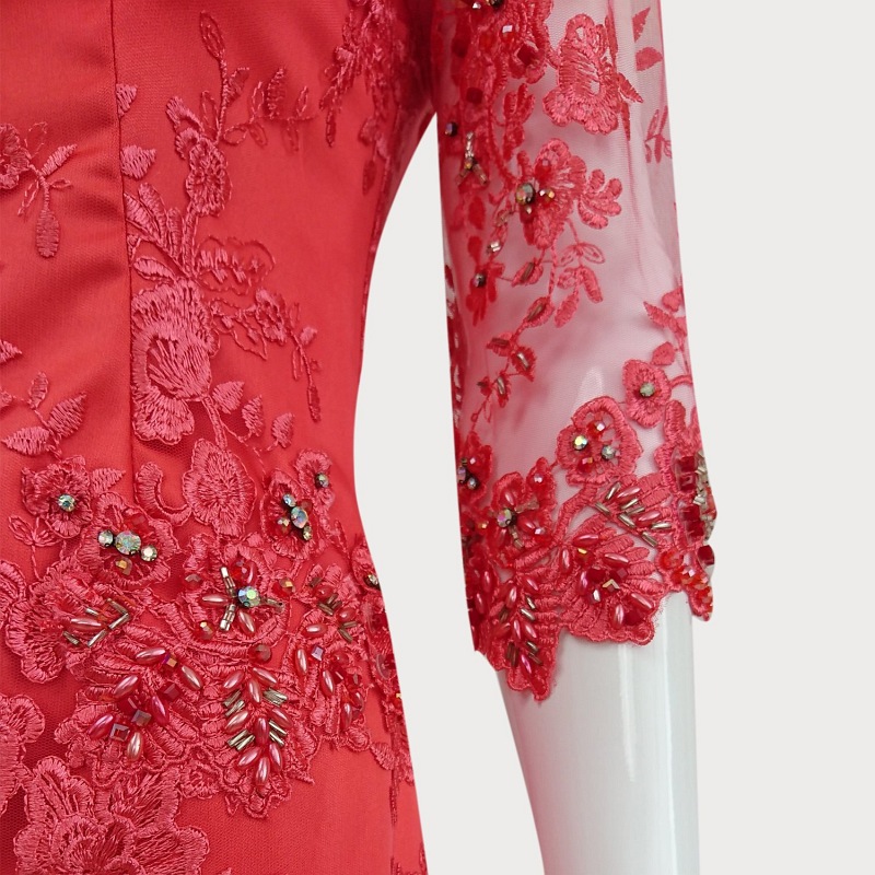 ELEGANCKA SUKIENKA  KORONKOWA Z CYRKONIAMI  D2-67