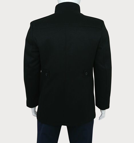 WIZYTOWA CZARNA KURTKA MĘSKA  M20-1