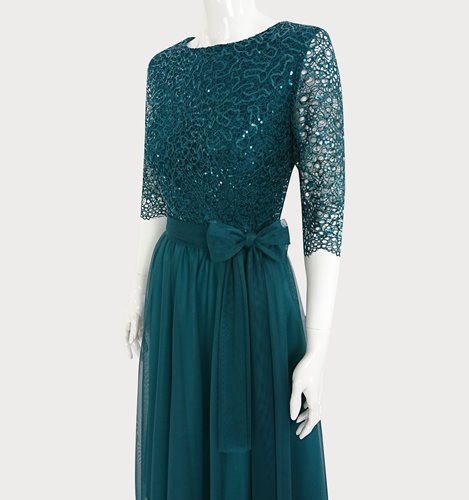 KORONKOWA SUKIENKA Z KORONKĄ I TIULEM D2-324