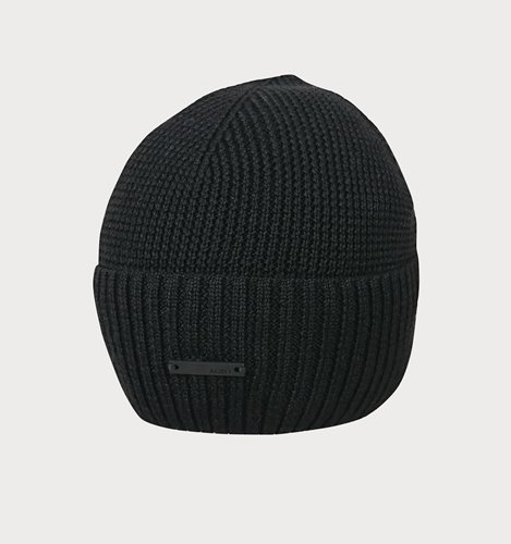 CZAPKA ZIMOWA CZARNA WEŁNIANA  M38-6