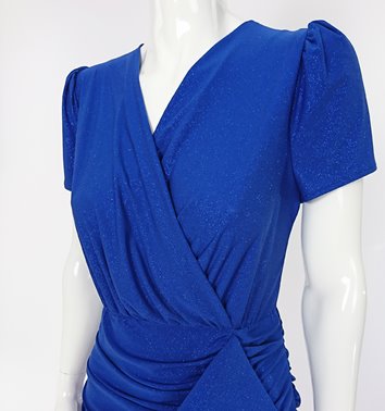 SUKIENKA Z MARSZCZENIEM FALBANA  D2-344