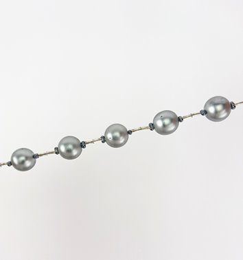 BRANSOLETKA SZTUCZNE PERŁY  D13-87