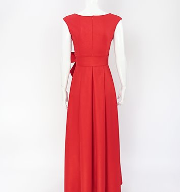 MAXI SUKIENKA Z POŁYSKIEM I PASKIEM  D2-392