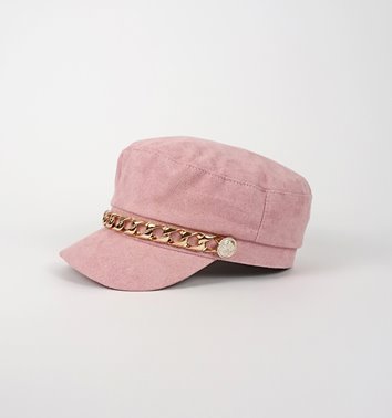 RÓŻOWA CZAPKA DAMSKA   D38-10