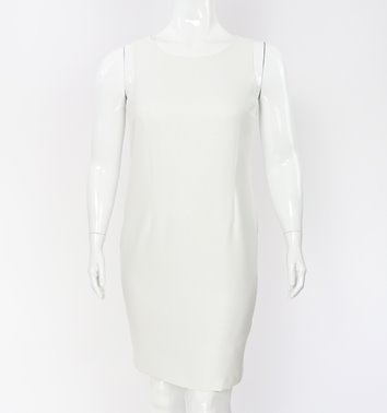 Sukienka plus size z narzutką i paskiem D2‑P378