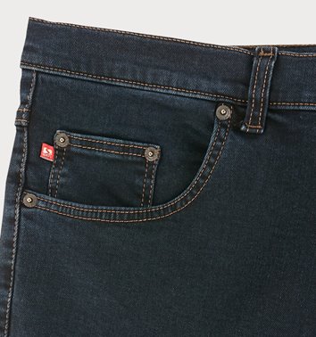 Granatowe jeansy męskie bawełniane plus size M4-P20