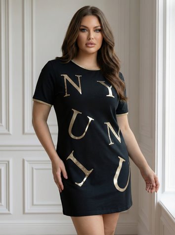 BAWEŁNIANA SUKIENKA Z KIESZENIAMI      D2-13